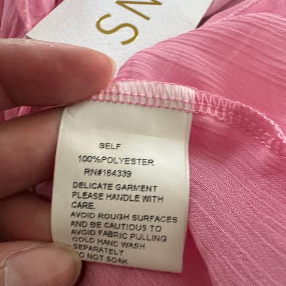 SNDYS x REVOLVE BALI Top in Baby Pink Size 2 NWT - Picture 9 of 9